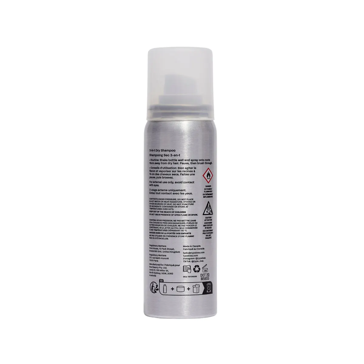 TYPEBEA G5 3-in-1 Dry Shampoo 76ml, view 5