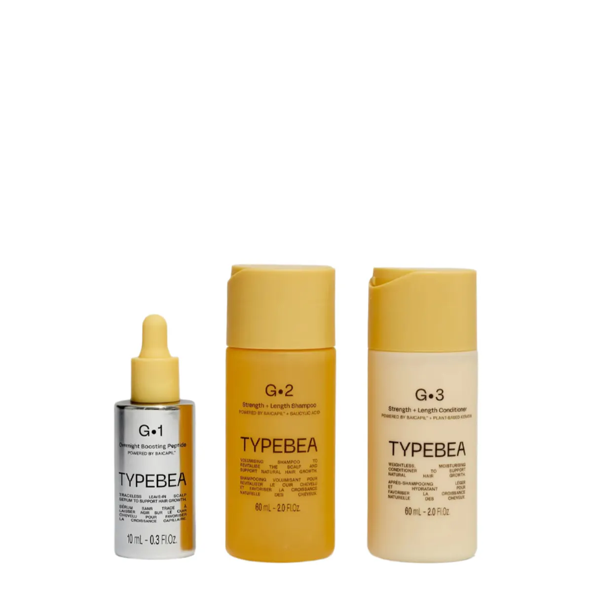 TYPEBEA The Daily Growth Travel Size Bundle