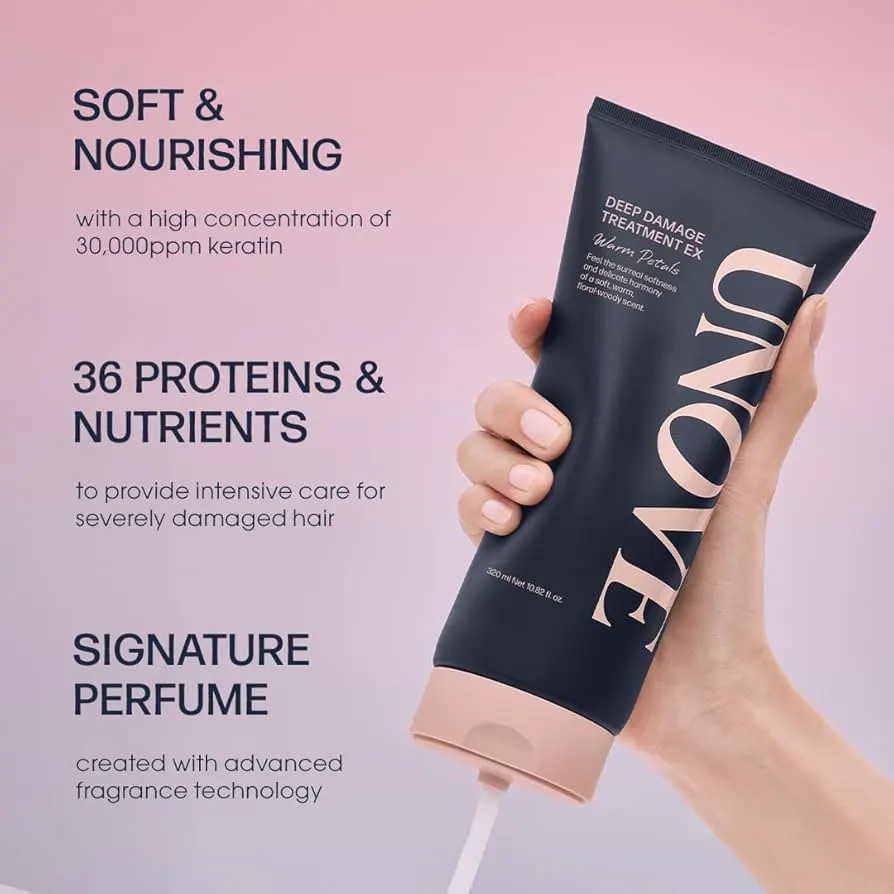 Unove Deep Damage Treatment Ex Warm Petal 320ml, view 3