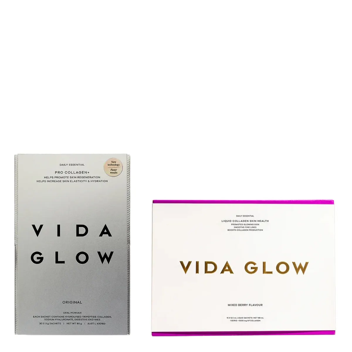 Vida Glow Double Collagen Hit Bundle