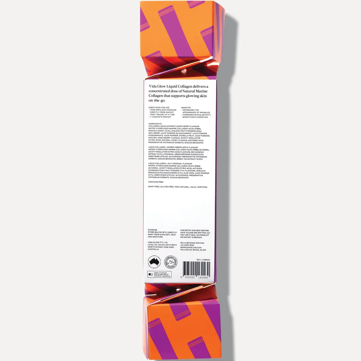 Vida Glow Liquid Collagen Mix Bon Bon - 9 Sachets, view 6