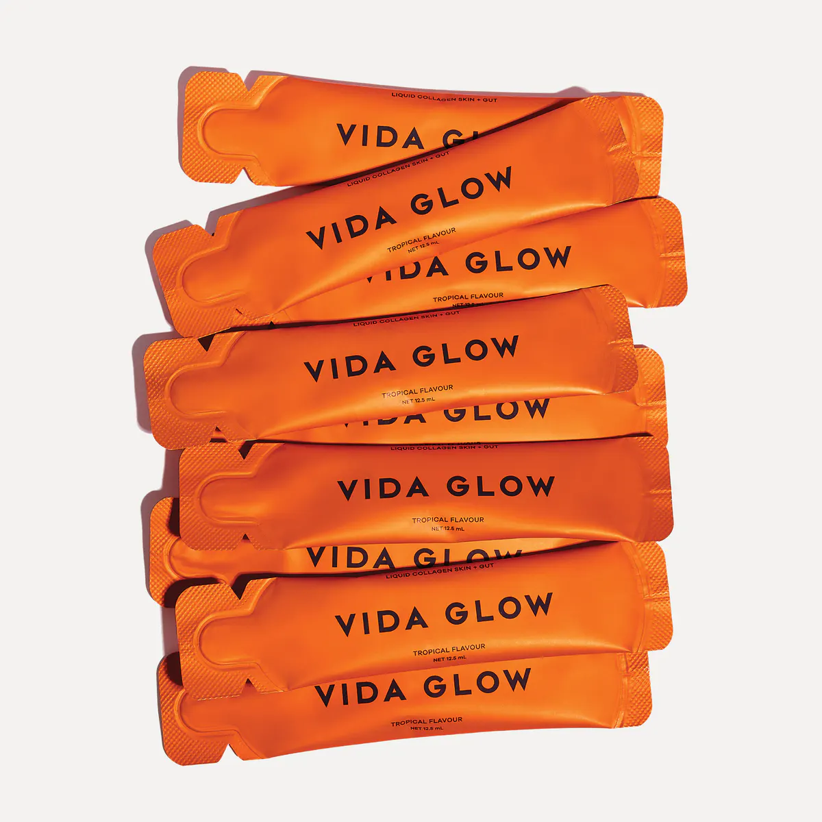 Vida Glow Liquid Collagen Skin + Gut Tropical 15 x 12.5ml Sachets, view 3