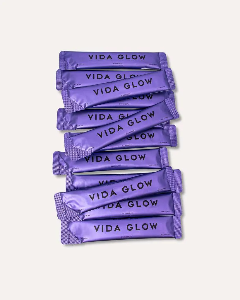 Vida Glow Marine Collagen Blueberry 30 x 3g, view 3