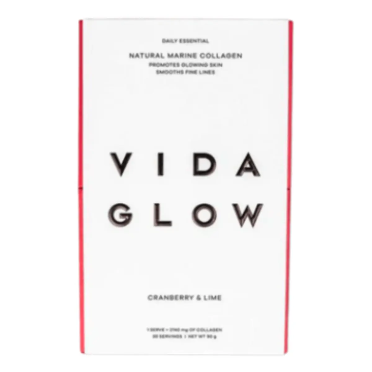 Vida Glow Marine Collagen Cranberry and Lime 30 x 3g