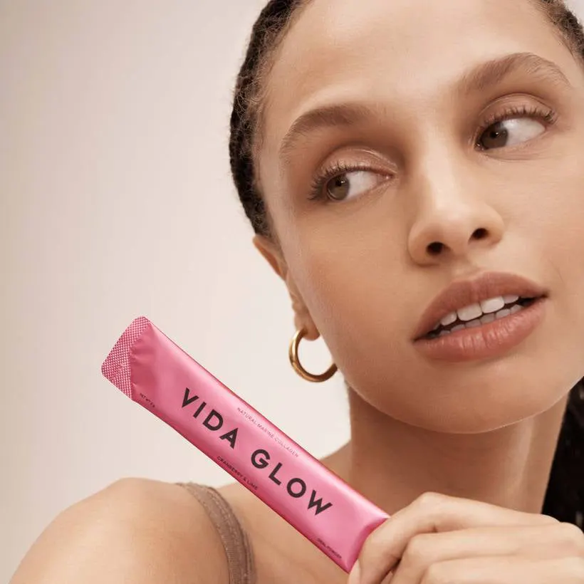 Vida Glow Marine Collagen Cranberry and Lime 30 x 3g, view 2