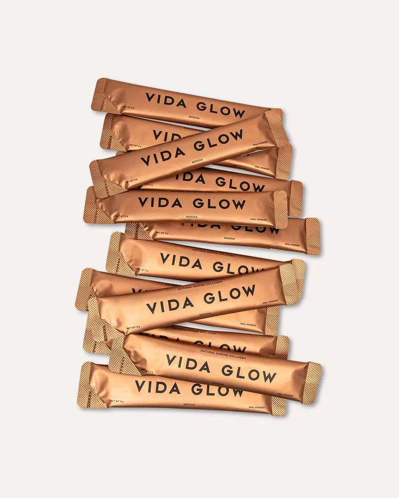 Vida Glow Marine Collagen Mocha 30 x 3g, view 3
