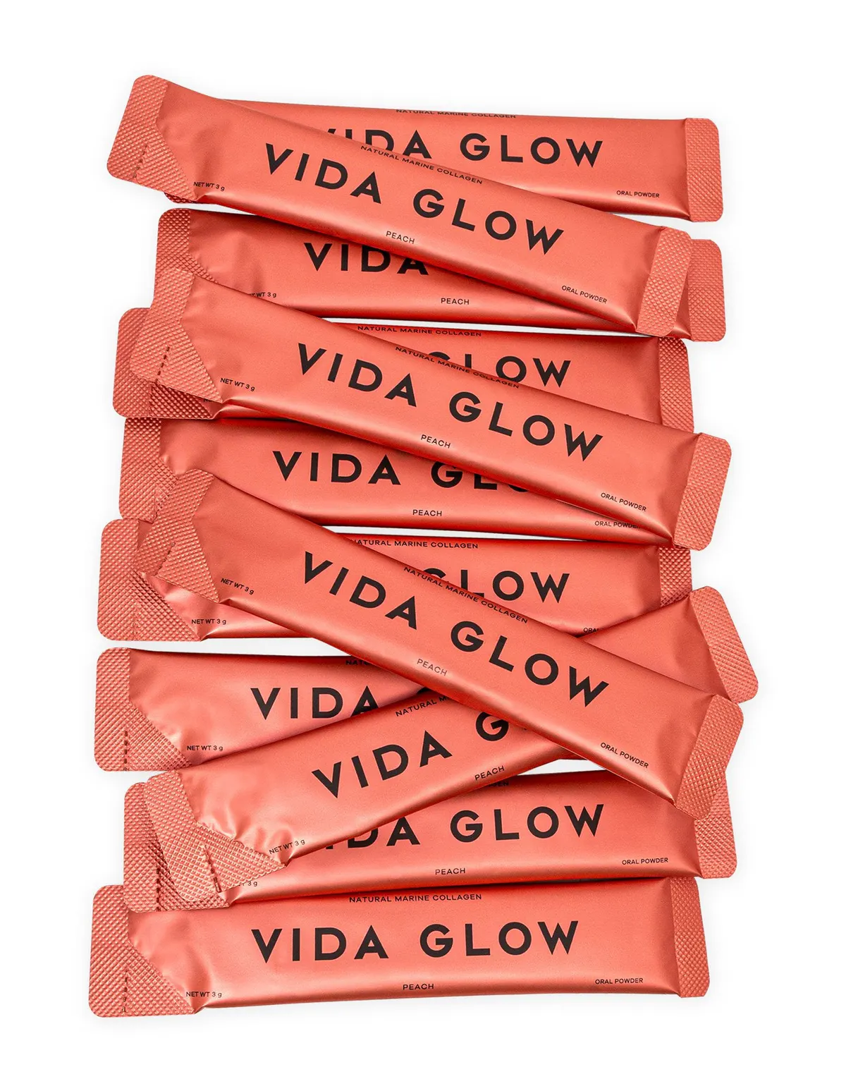Vida Glow Marine Collagen Peach 30 x 3g, view 3