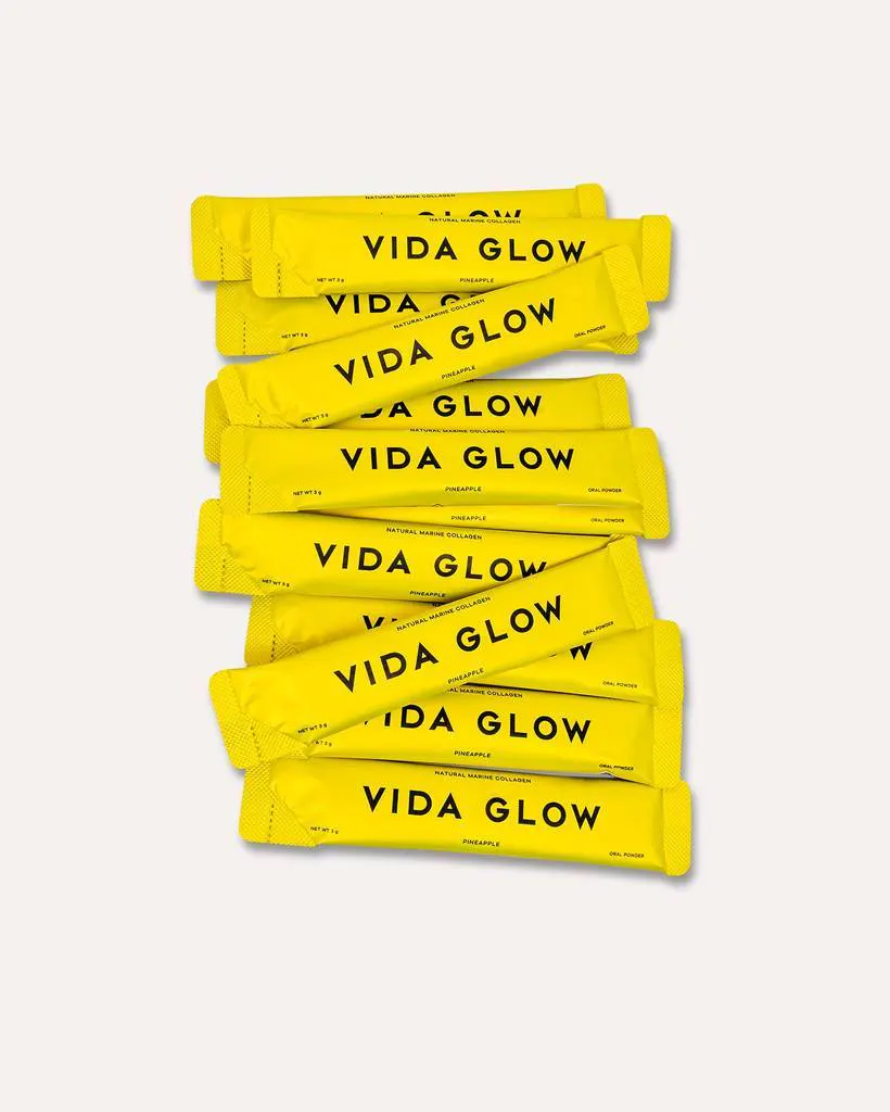 Vida Glow Marine Collagen Pineapple 30 x 3g, view 4