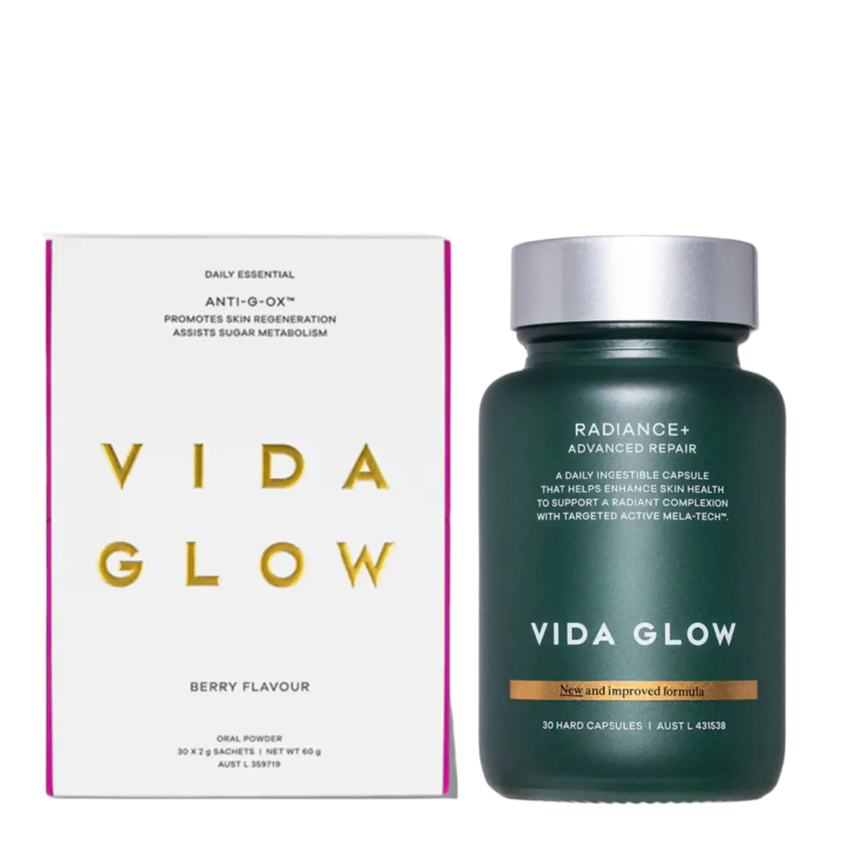 Vida Glow Skin Tone + Texture Berry Bundle