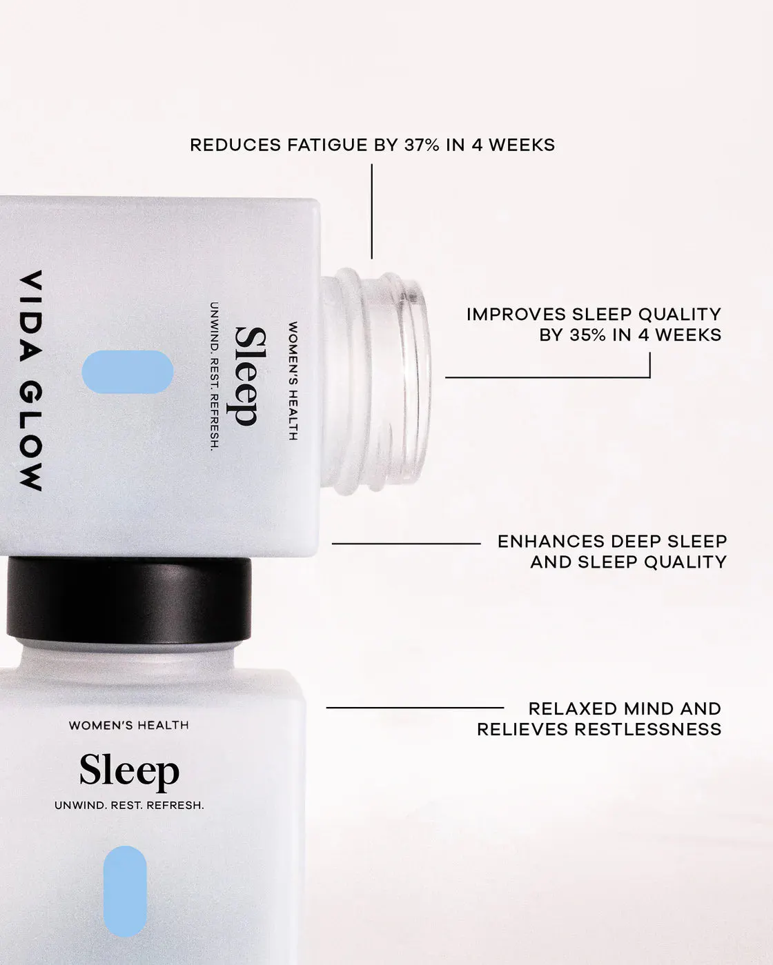 Vida Glow Sleep Supplements - 30 Capsules, view 4