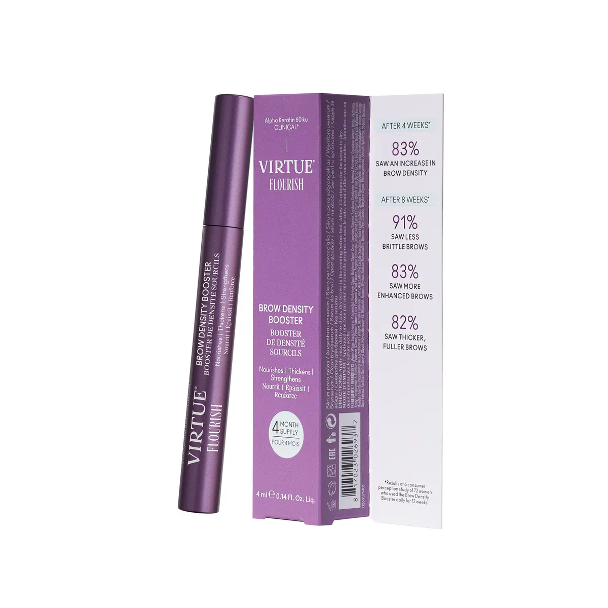 Virtue Flourish Eyebrow Serum 4ml, view 3