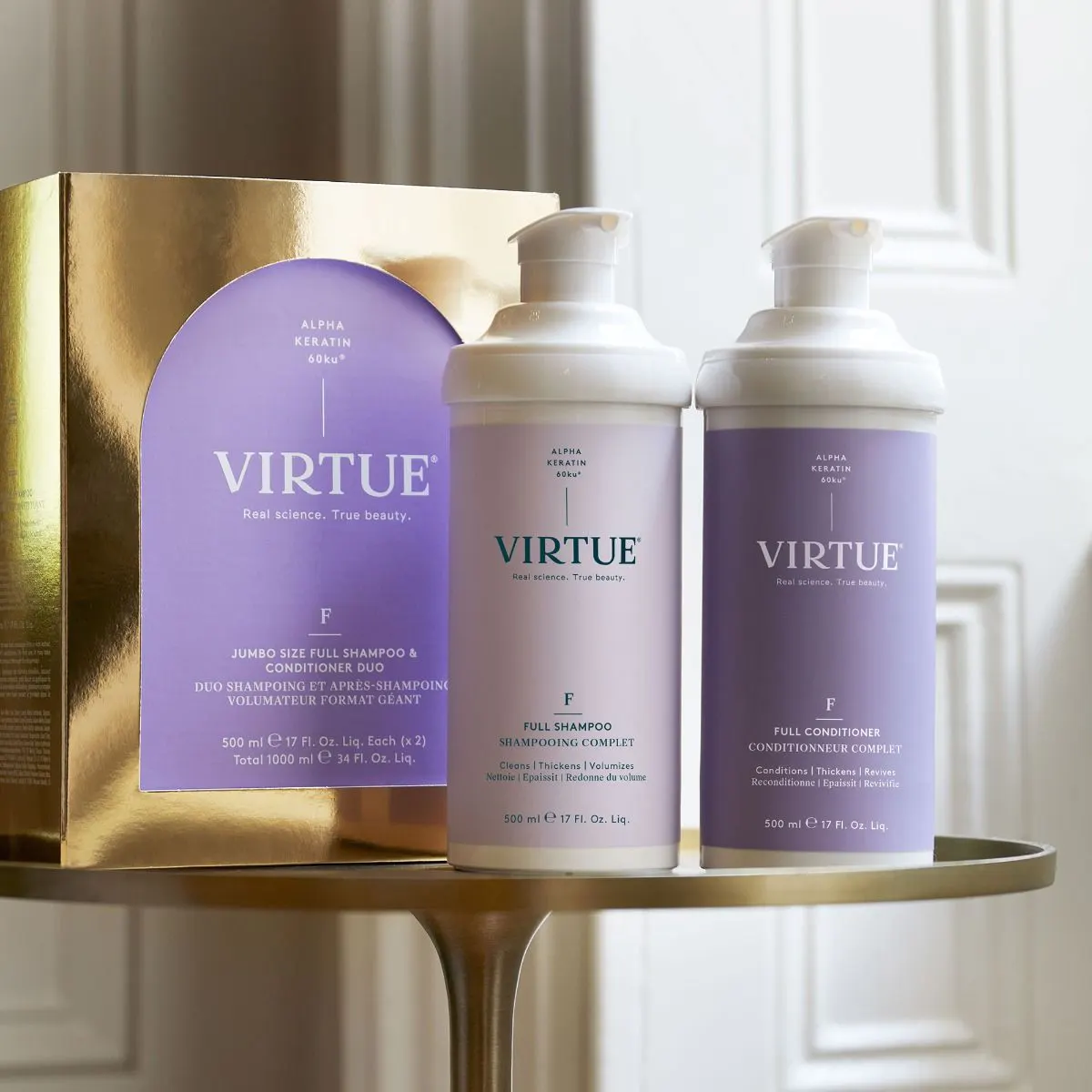 Virtue Jumbo Size Full Shampoo & Conditioner Duo Pack, view 8