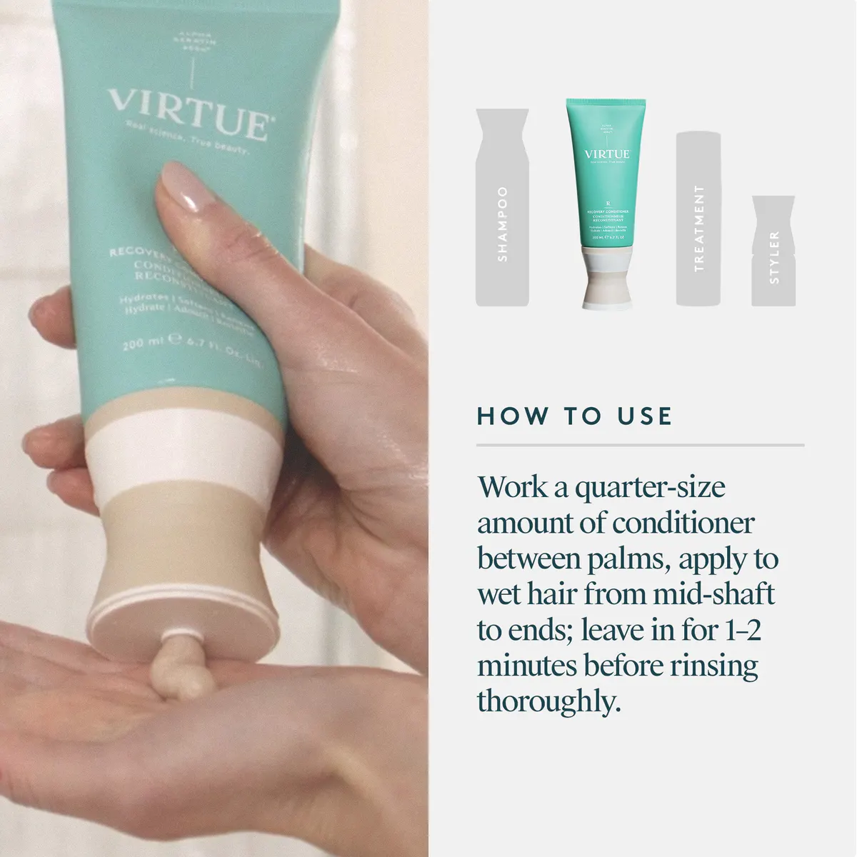Virtue Recovery Conditioner 500ml, view 4