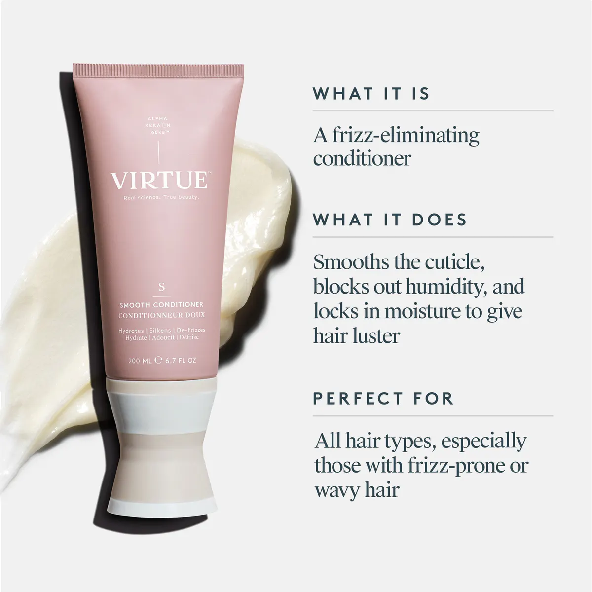 Virtue Smooth Conditioner 200g, view 3