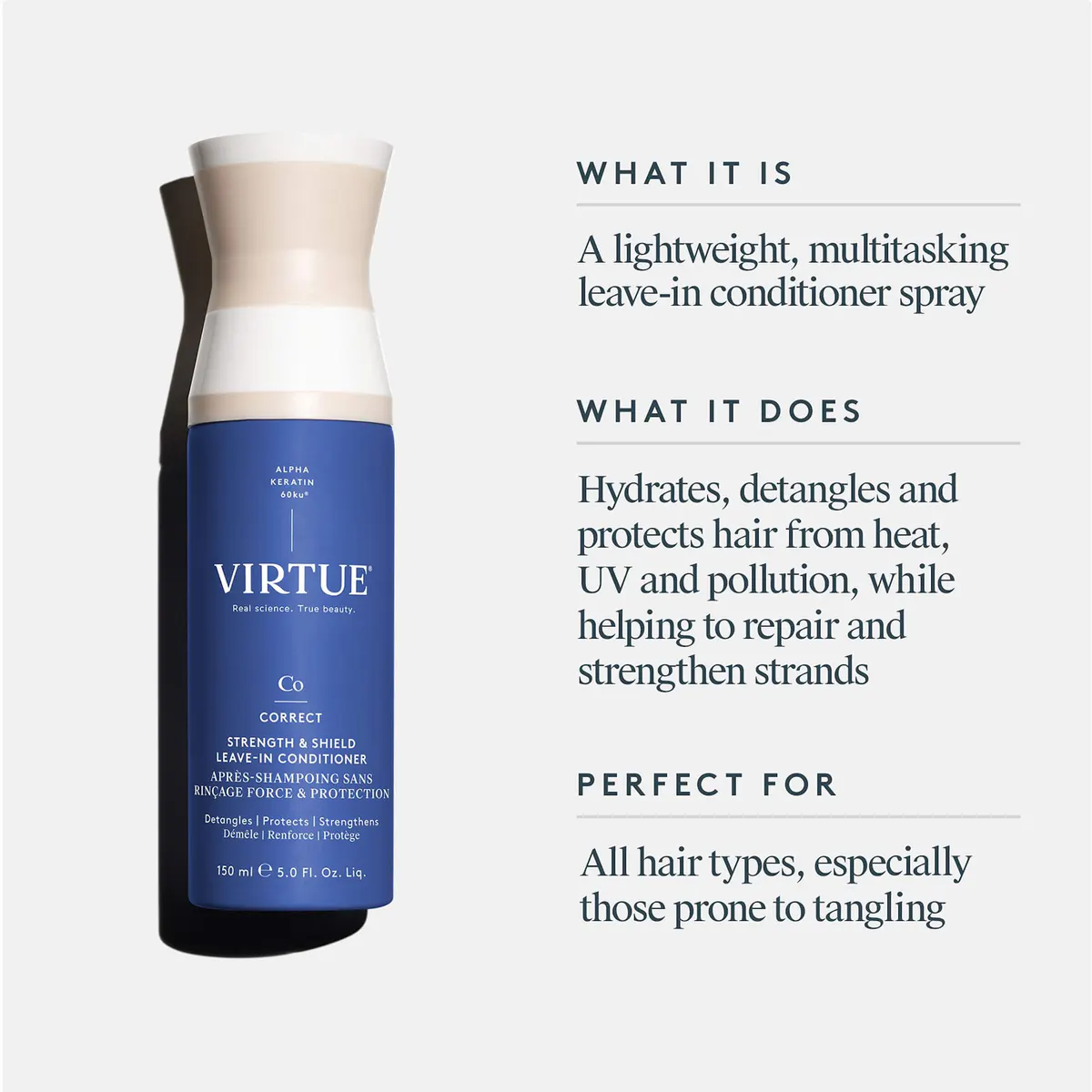 Virtue Strength & Shield Leave in Conditoner 150ml, view 3