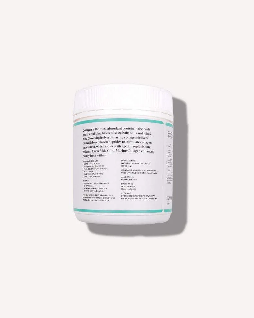 Vida Glow Natural Marine Collagen Powder Original 90g, view 6