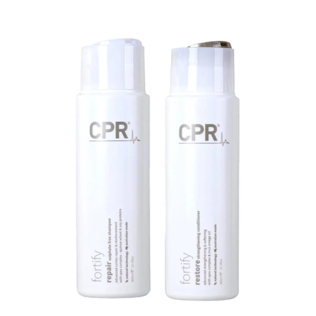 CPR Hair Fortify Repair Shampoo and Restore Strengthening Conditioner 300ml Bundle