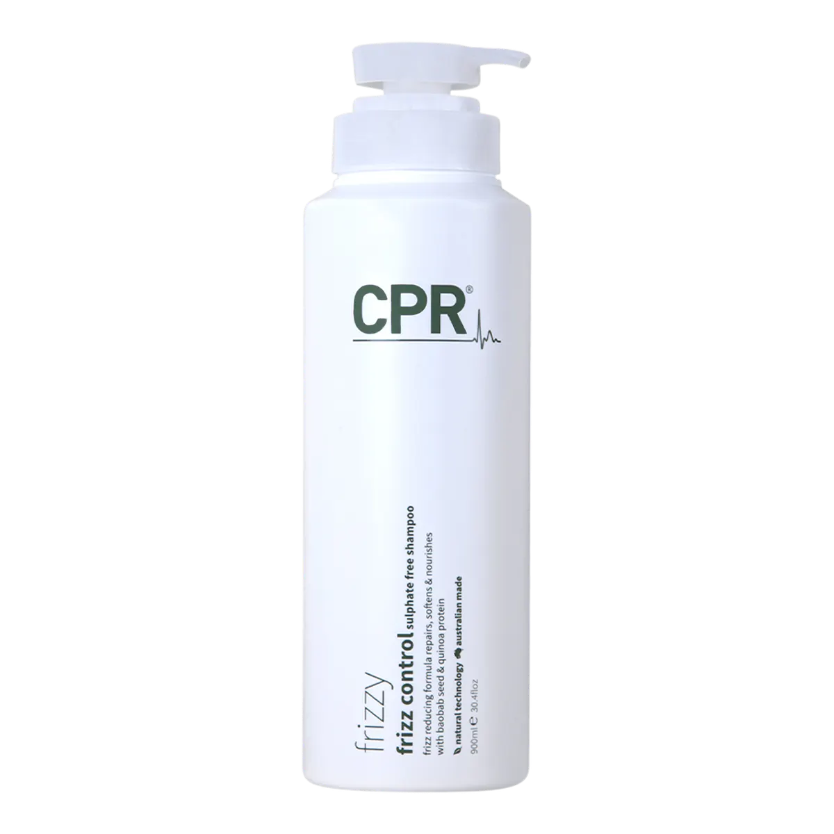 CPR Hair Frizzy Frizz Control Sulphate Free Shampoo 900ml