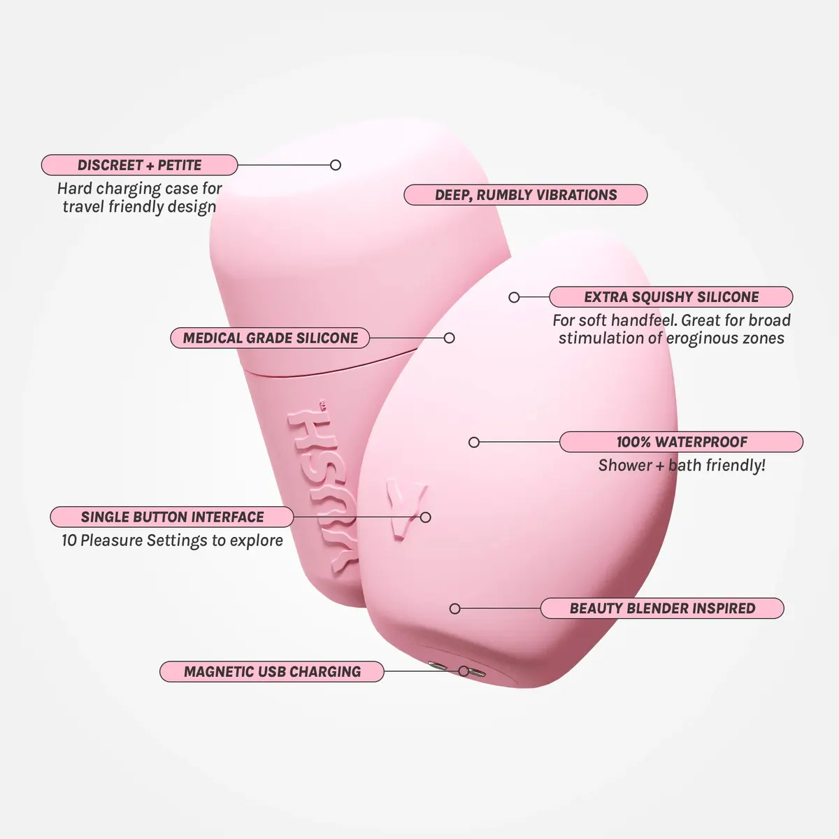 Vush Plump Palm Vibrator, view 5