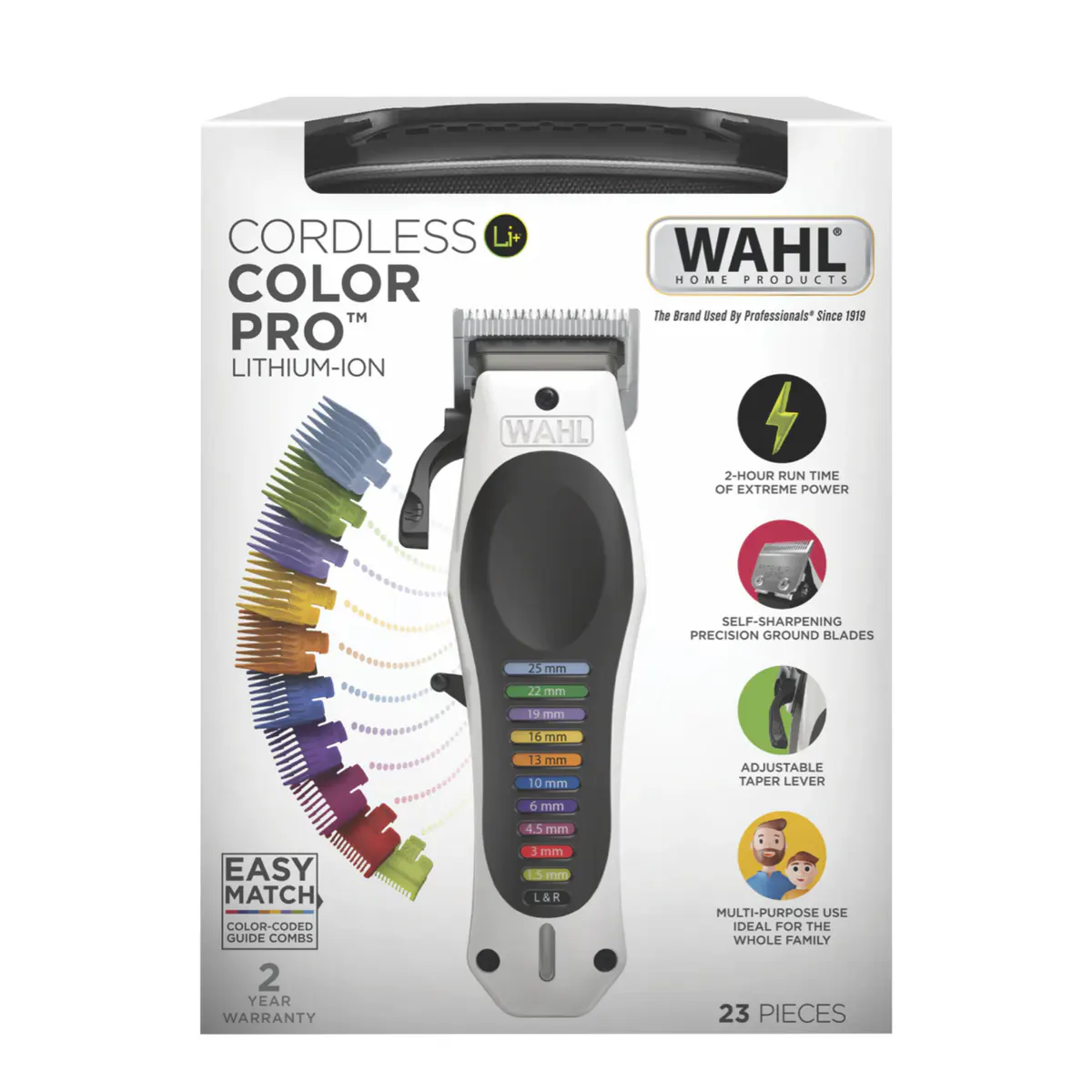 Wahl Cordless Color Pro Li-Ion Clipper, view 3