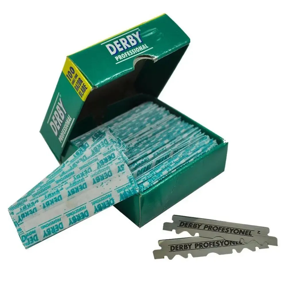 Wahl Derby Professional Blades (100) Single Edge Blades, view 2