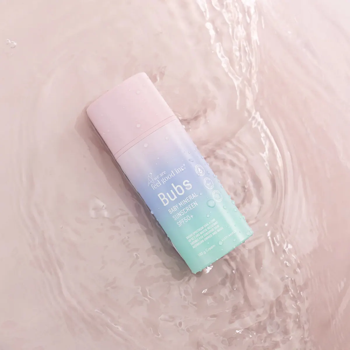 We Are Feel Good Inc. Bubs Baby Mineral Sunscreen SPF50+ 100g, view 3