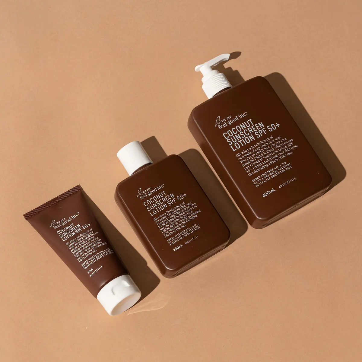 We Are Feel Good Inc. Coconut Sunscreen Lotion SPF50+ 200ml, view 4