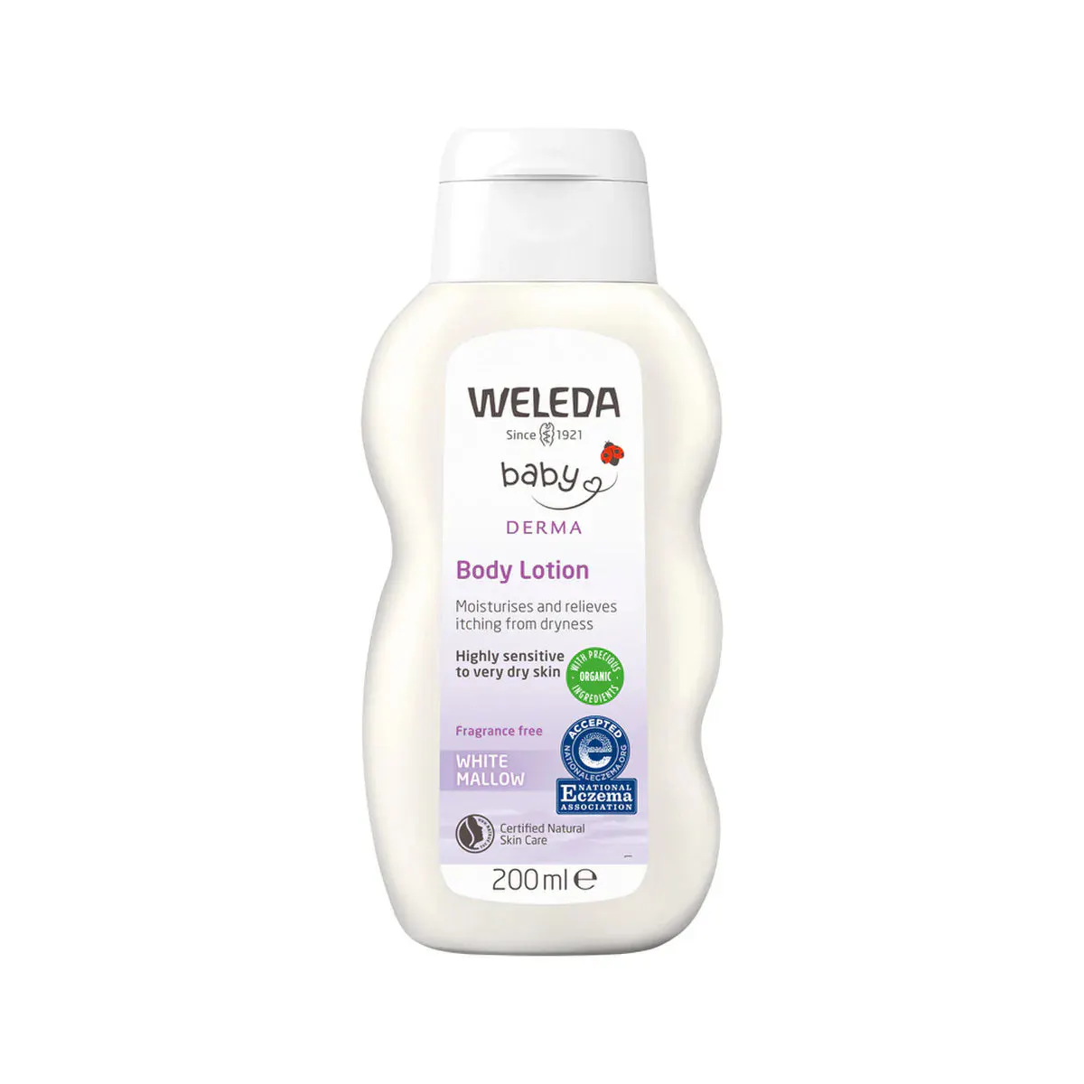 Weleda Baby Body Lotion White Mallow (Fragrance Free) 200ml