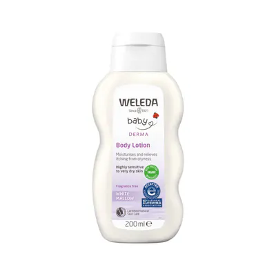 Weleda Baby Body Lotion White Mallow (Fragrance Free) 200ml