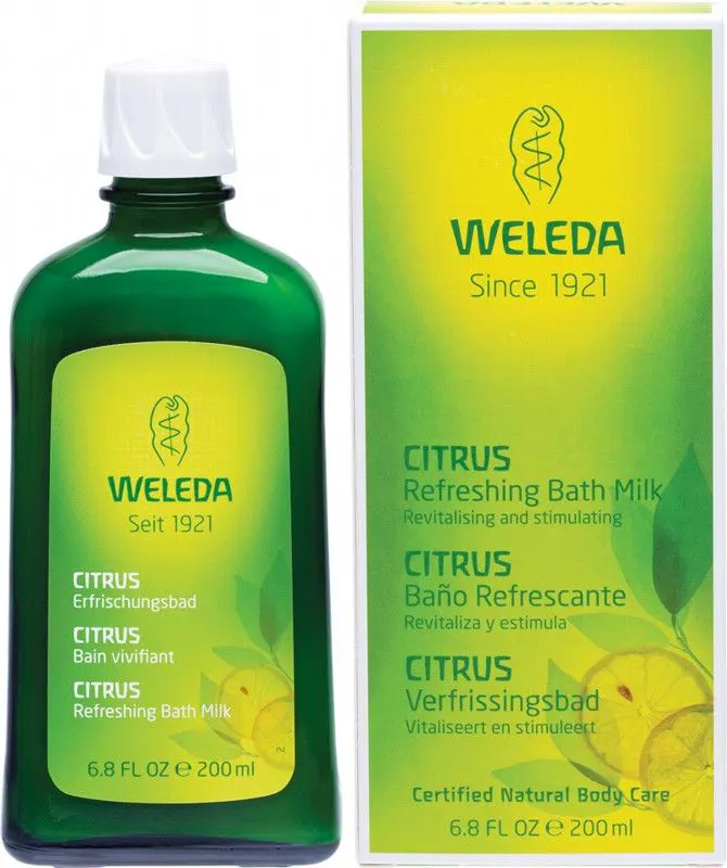 Weleda Bath Milk Citrus (Refreshing) 200ml, view 2