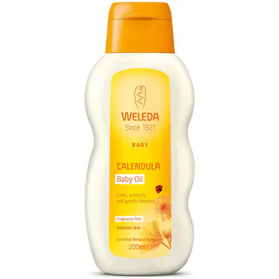 Weleda Calendula Baby Oil (Fragrance Free) 200ml