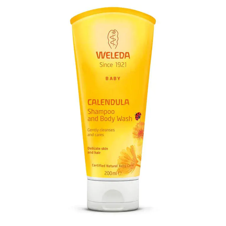 Weleda Calendula Baby Shampoo and Body Wash 200ml
