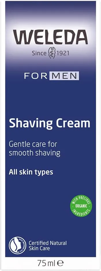 Weleda For Men Shaving Cream (All Skin Types) 75ml, view 3