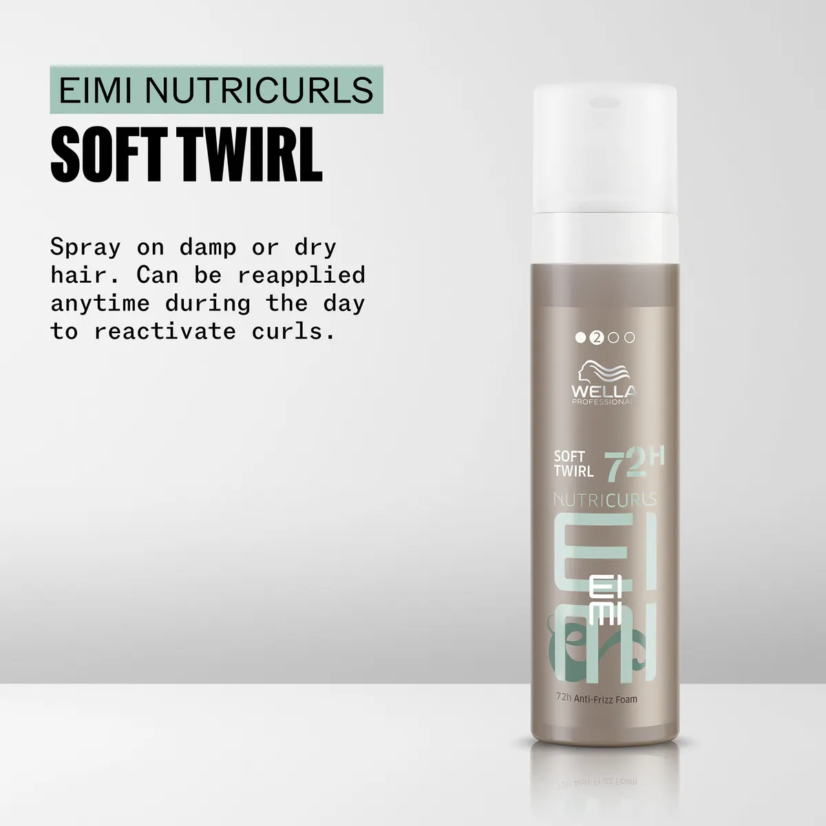Wella EIMI Nutricurls Soft Twirl Anti-Frizz Foam 200ml, view 5