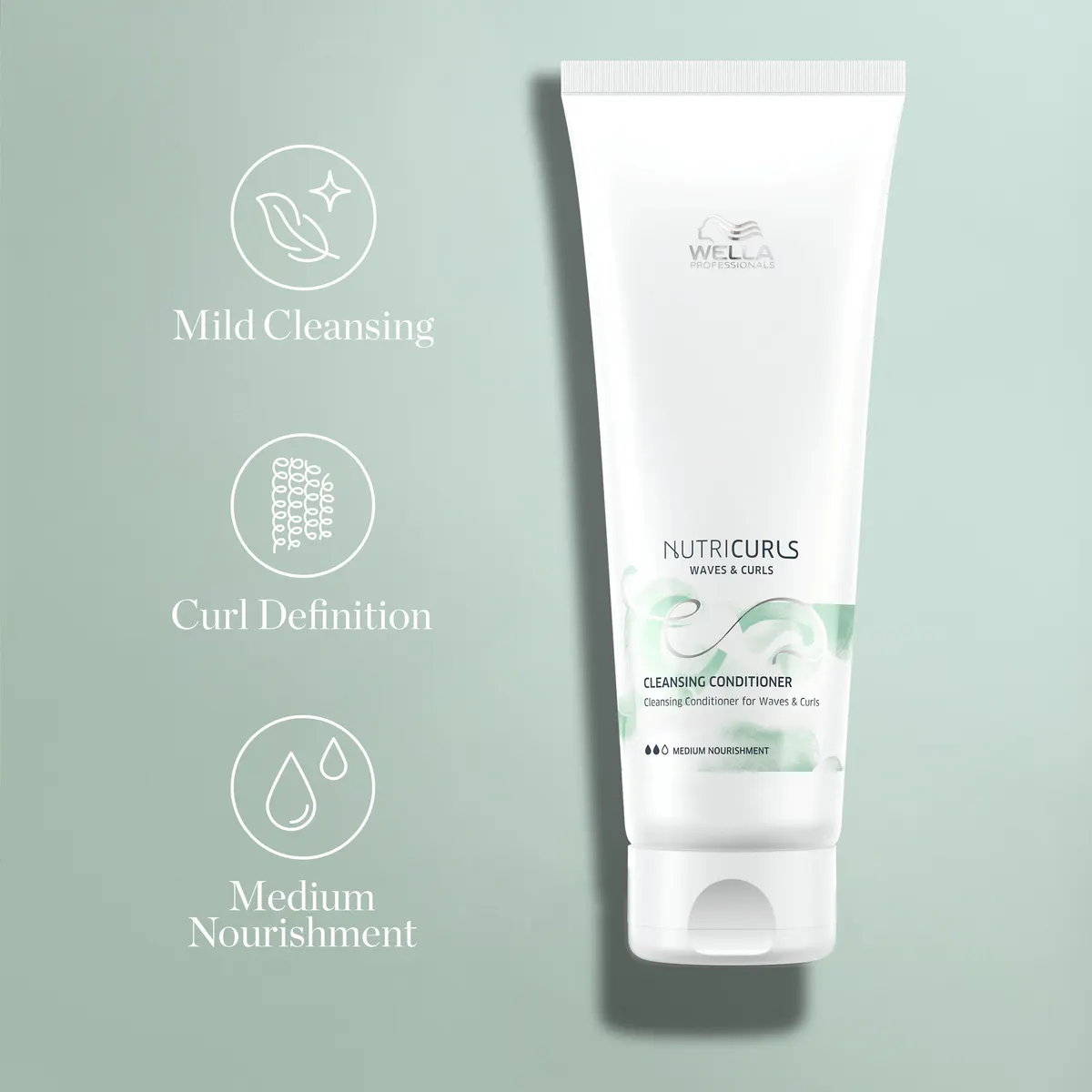 Wella Professionals Nutricurls Curl Cleansing Conditioner For Waves & Curls 250ml, view 4