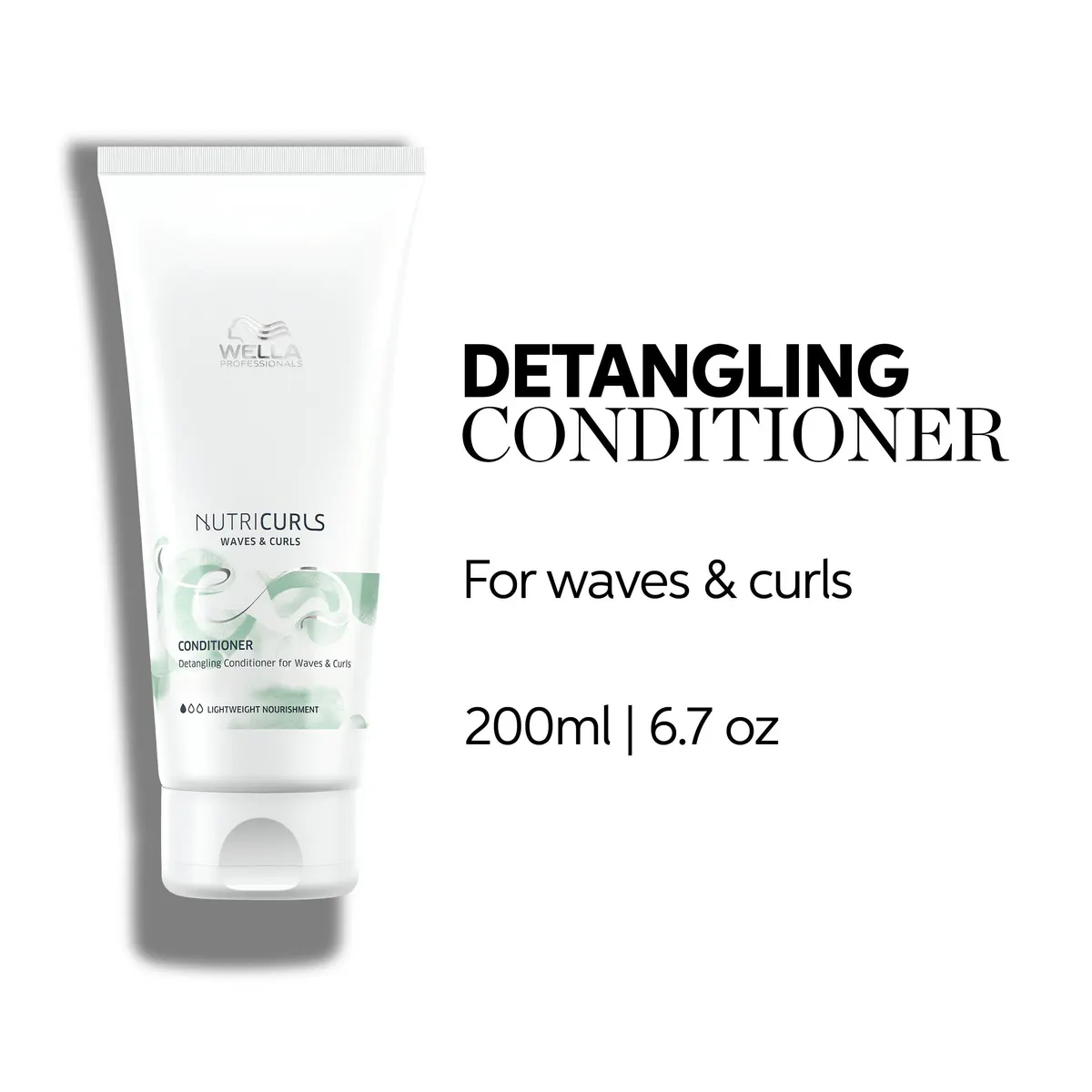 Wella Professionals Nutricurls Detangling Conditioner For Waves & Curls 200ml, view 2