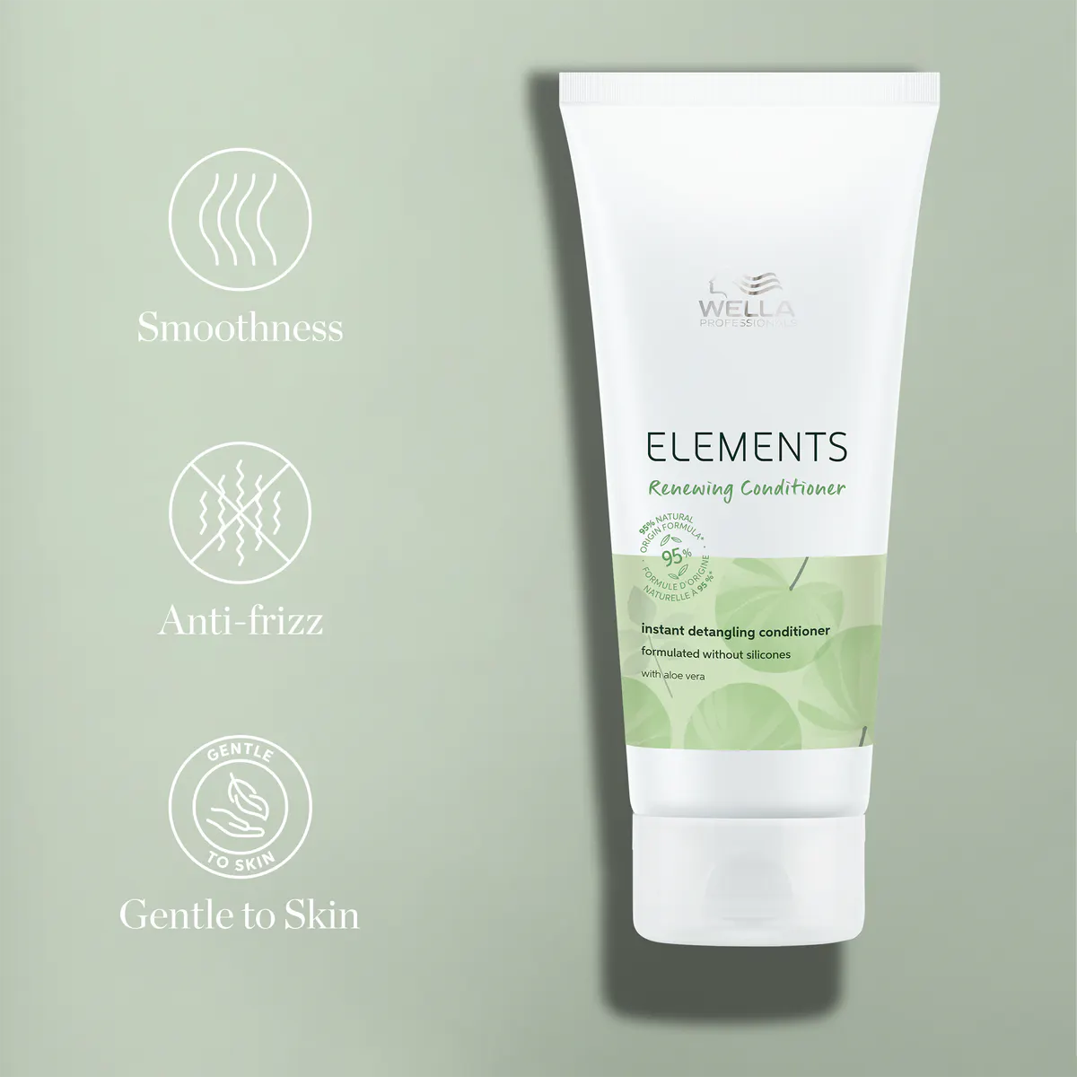 Wella Professionals Elements Lightweight Renewing Conditioner 1 Litre, view 6