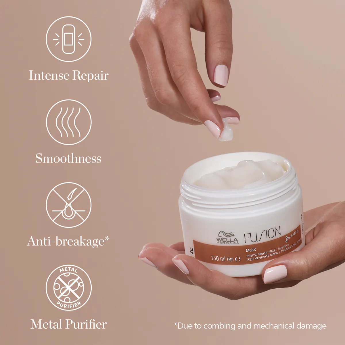 Wella Professionals Fusion Intense Repair Mask 150ml, view 5