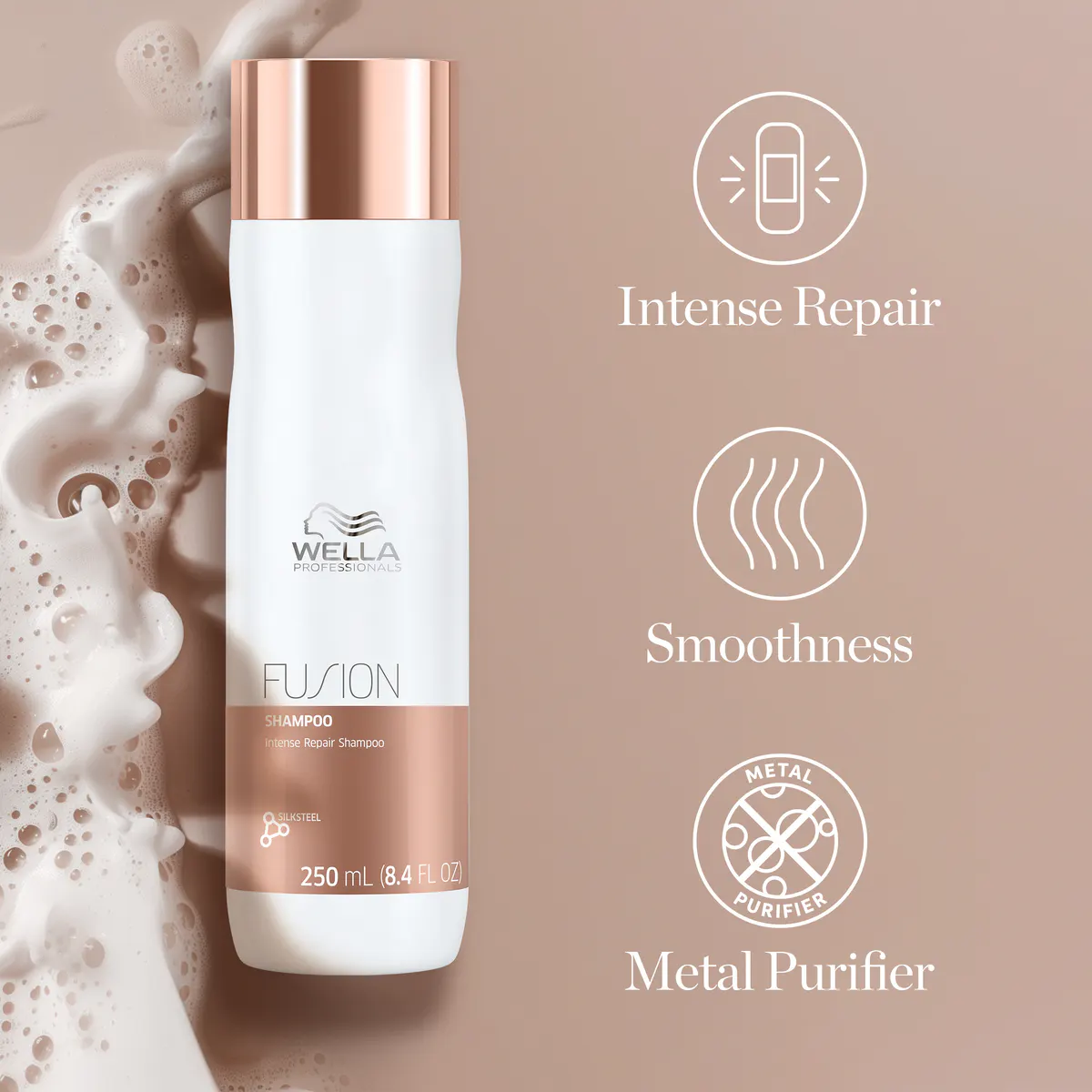Wella Professionals Fusion Intense Repair Shampoo 250ml, view 6