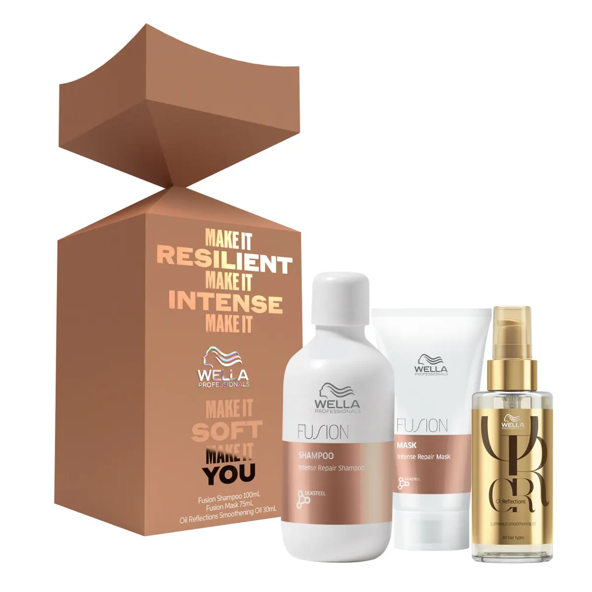 Wella Professionals Fusion Travel Cracker Trio Pack