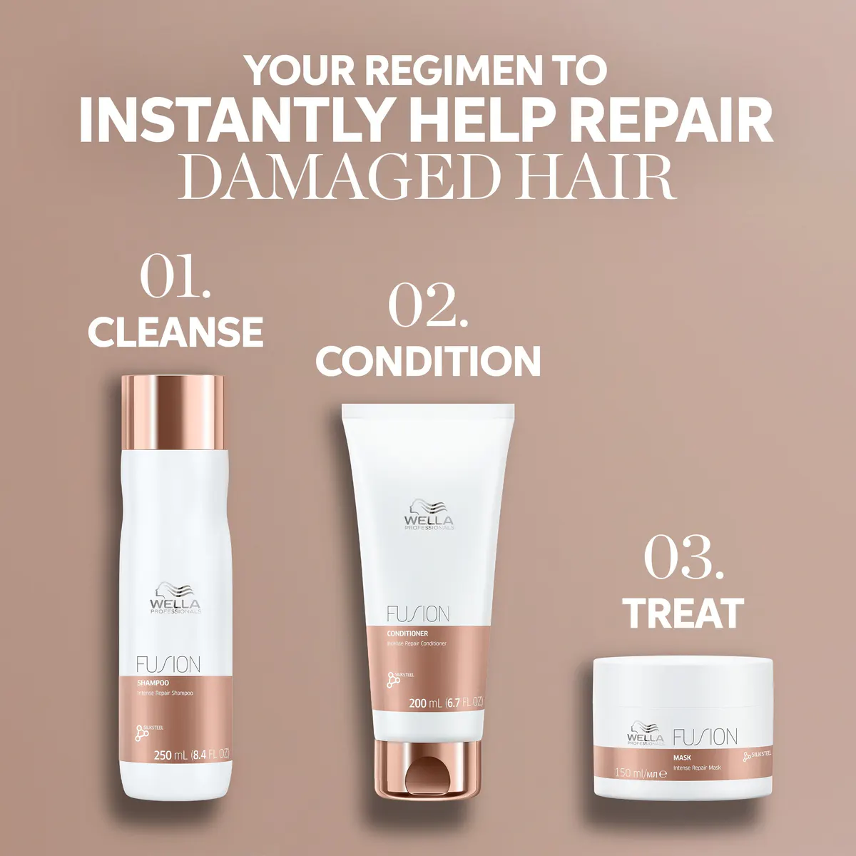 Wella Professionals Fusion Trio Pack, view 7