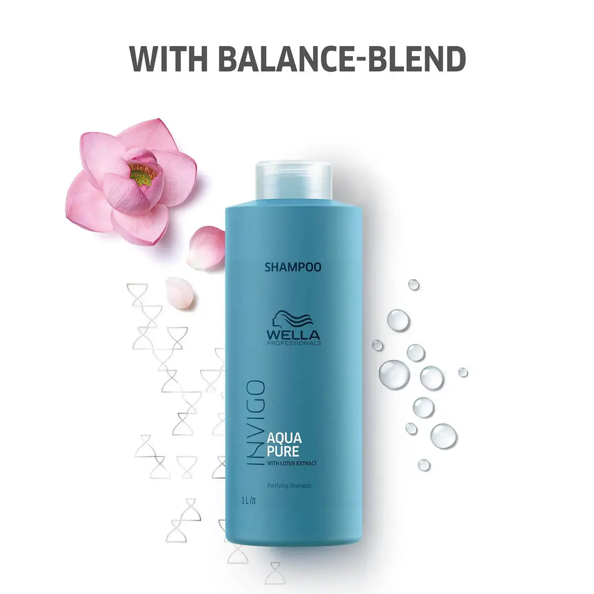 Wella Professionals Invigo Balance Aqua Pure Shampoo 1000ml, view 3