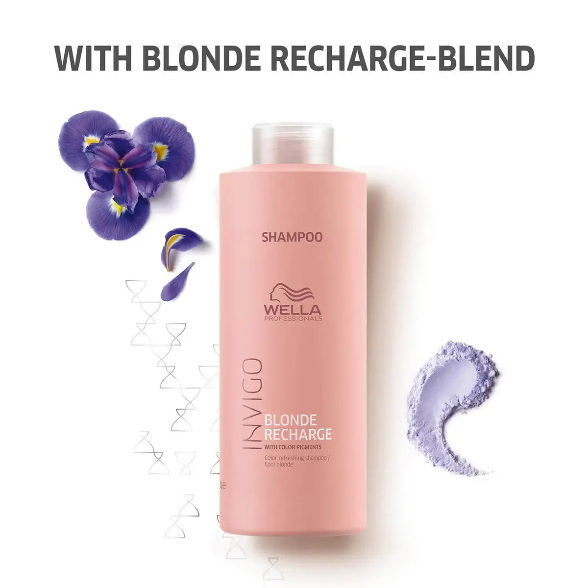 Wella Professionals Invigo Blonde Recharge Color Refreshing Shampoo 1000ml, view 4