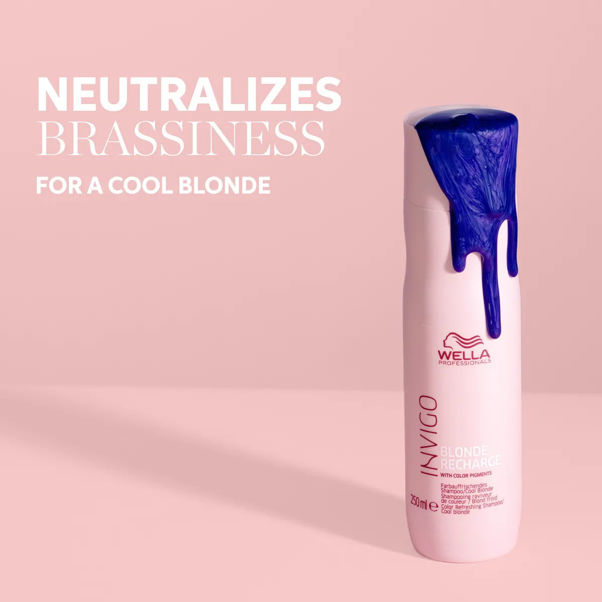 Wella Professionals Invigo Blonde Recharge Color Refreshing Shampoo 250ml, view 6