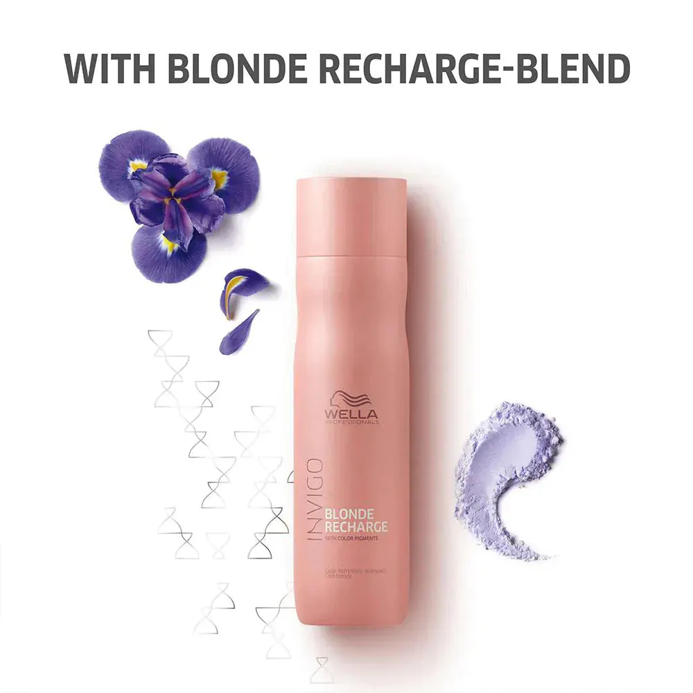 Wella Professionals Invigo Blonde Recharge Shampoo and Conditioner Duo, view 6