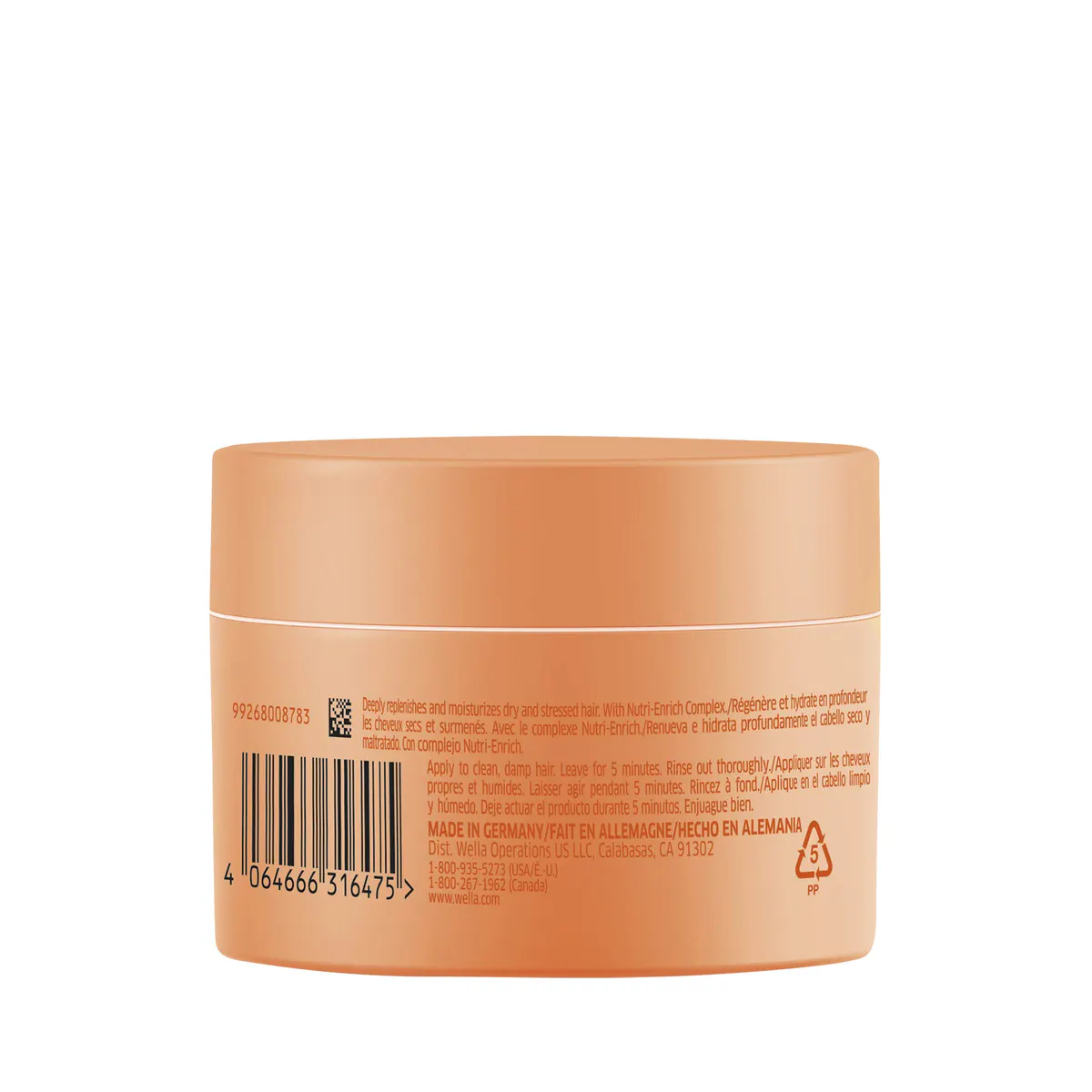 Wella Professionals Invigo Nutri-Enrich Deep Nourishing Mask 150ml, view 3