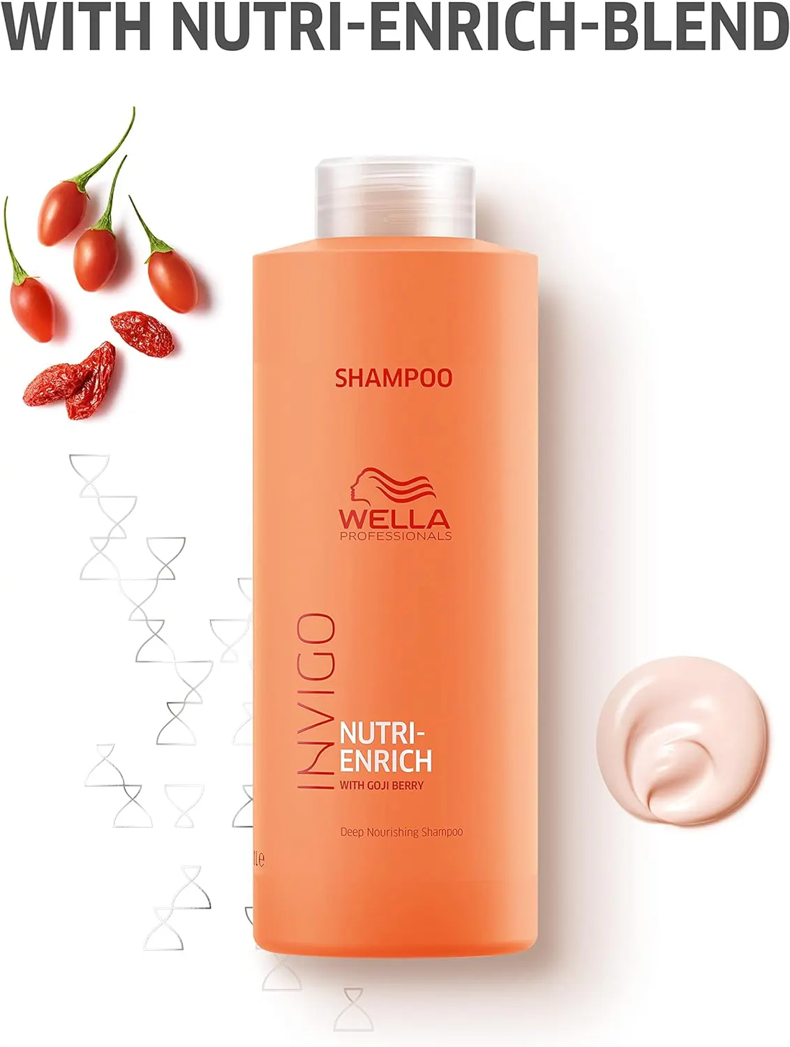 Wella Professionals Invigo Nutri-Enrich Deep Nourishing Shampoo 1000ml, view 2