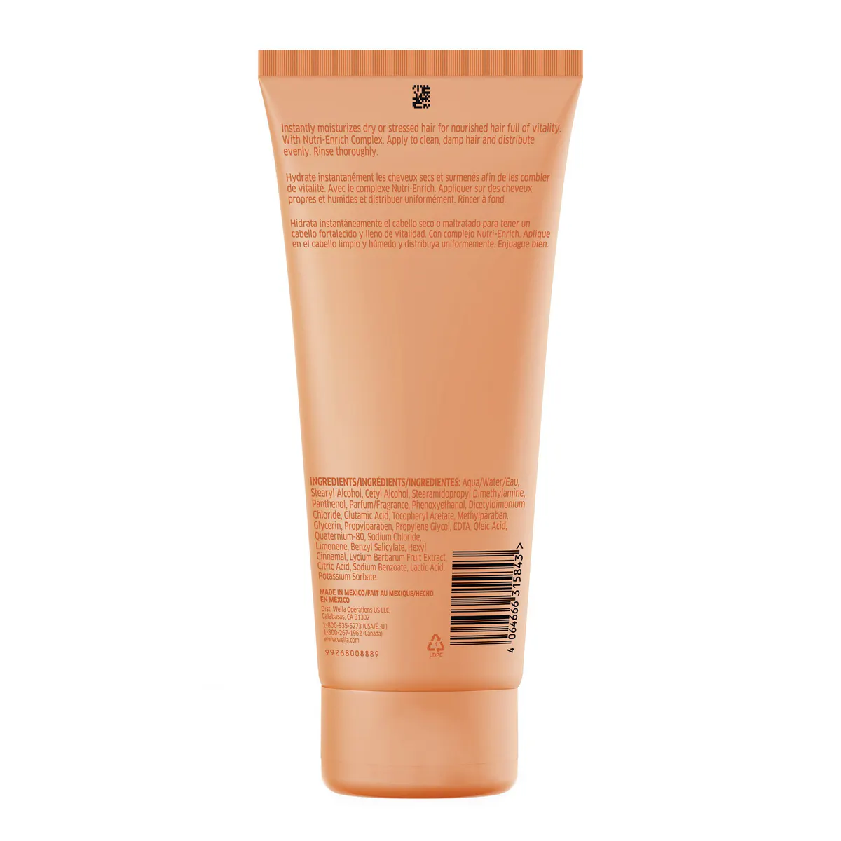 Wella Professionals Invigo Nutri-Enrich Deep Nourishing Conditioner 200ml, view 3