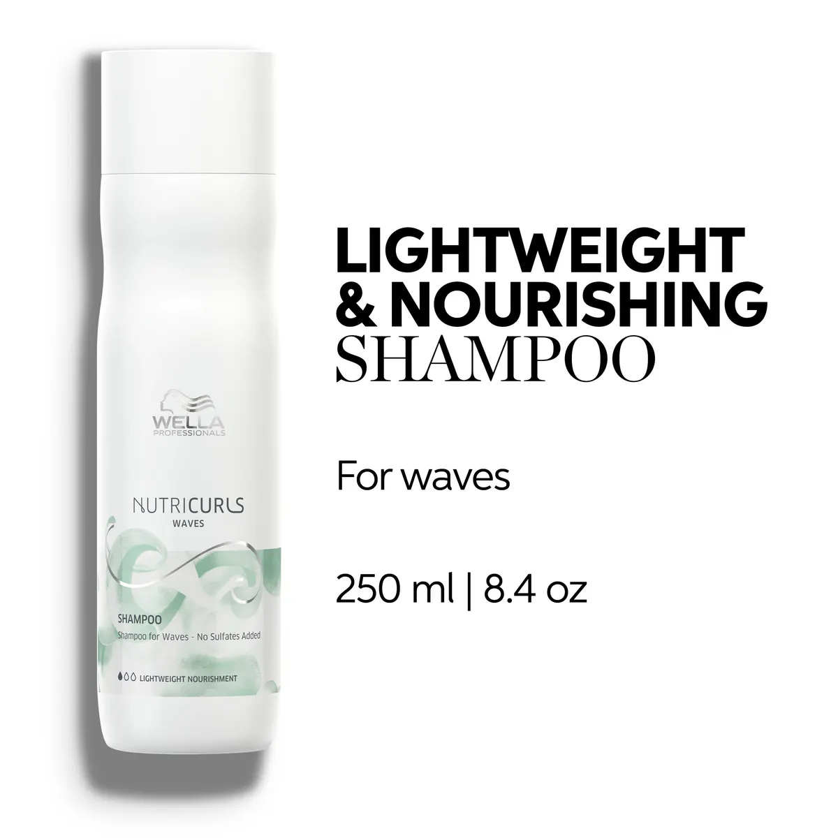 Wella Professionals Nutricurls Shampoo for Waves 250ml, view 6