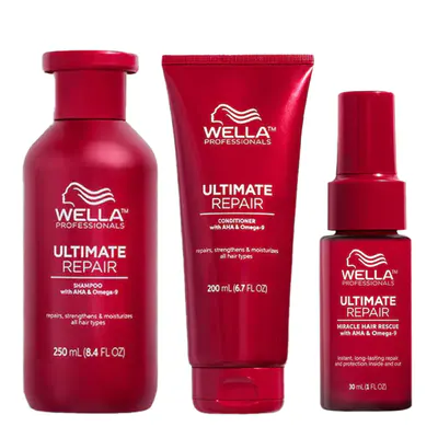 Wella Professionals Ultimate Repair Trio Bundle w/Miracle Rescue 30ml